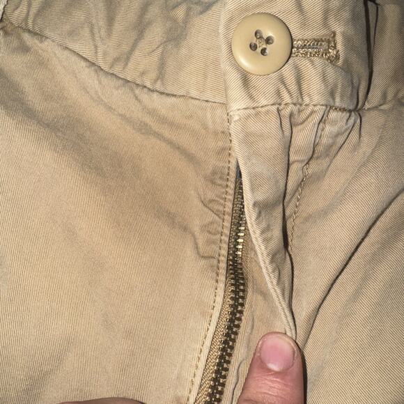 Uniqlo Chino Shorts Men’s 34 Tan Casual Flat Front Cotton - Picture 2 of 3